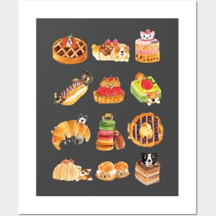 Puppy Pastries Posters and Art